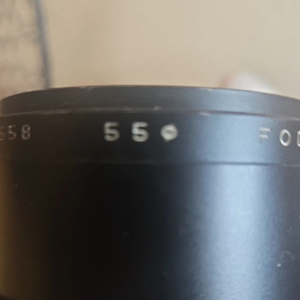 Source Unknown Black Camera Lens with Case